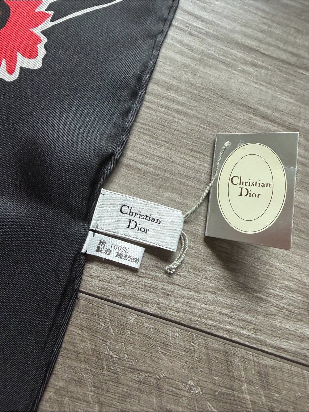 CHRISTIAN DIOR Silk Scarf NWT - Picture 3 of 5